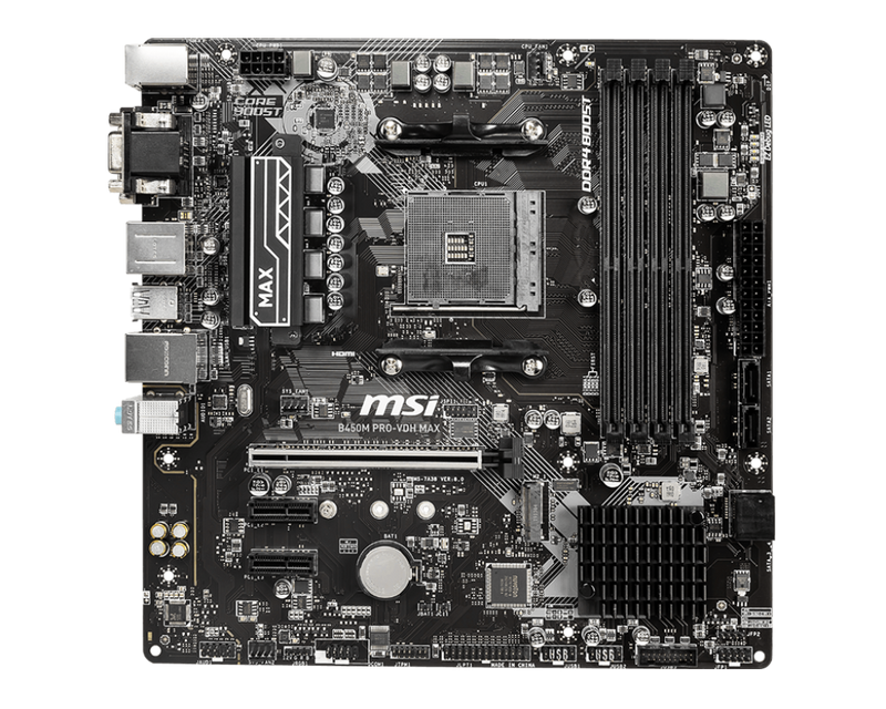 MSI B450M PRO VDH MAX Motherboard