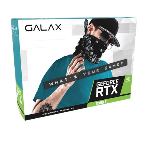 Galax RTX 3060TI 8GB DDR6 (1C OC LHR) Graphic Card