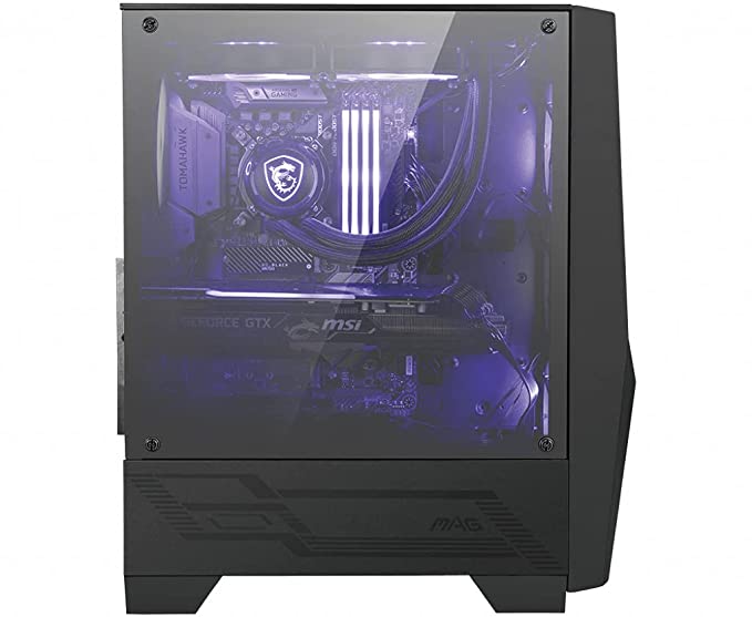 MSI Cabinet MAG Forge 100M Mid Tower Gaming PC Case (Black)