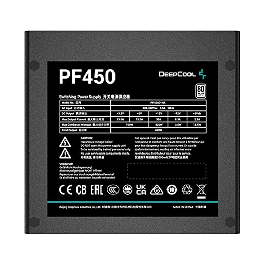 Deepcool 450w PF450 80 +