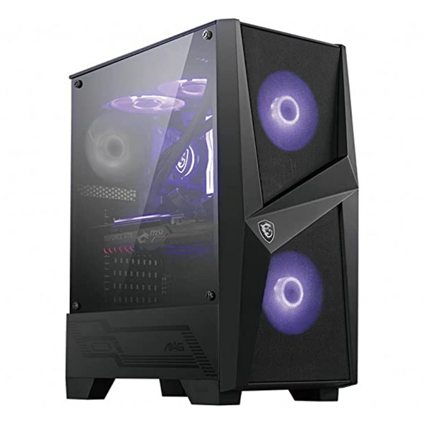 MSI Cabinet MAG Forge 100M Mid Tower Gaming PC Case (Black)