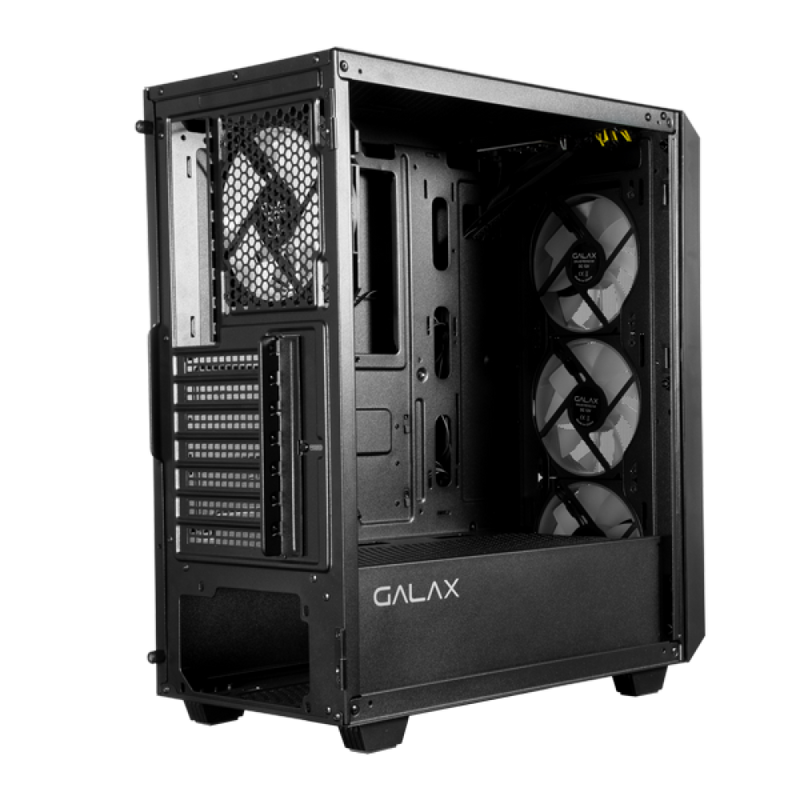 GALAX Revolution - 01 Mid Tower Gaming Case with 4 ARGB Fans (Black)